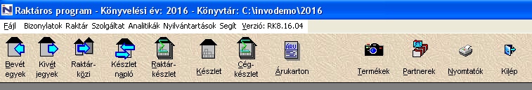 rakt�ros men� - rakt�r bev�t, rakt�r kiv�t �s rakt�rk�zi bizonylatok (bizom�ny)